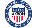 Akron All-America City logo