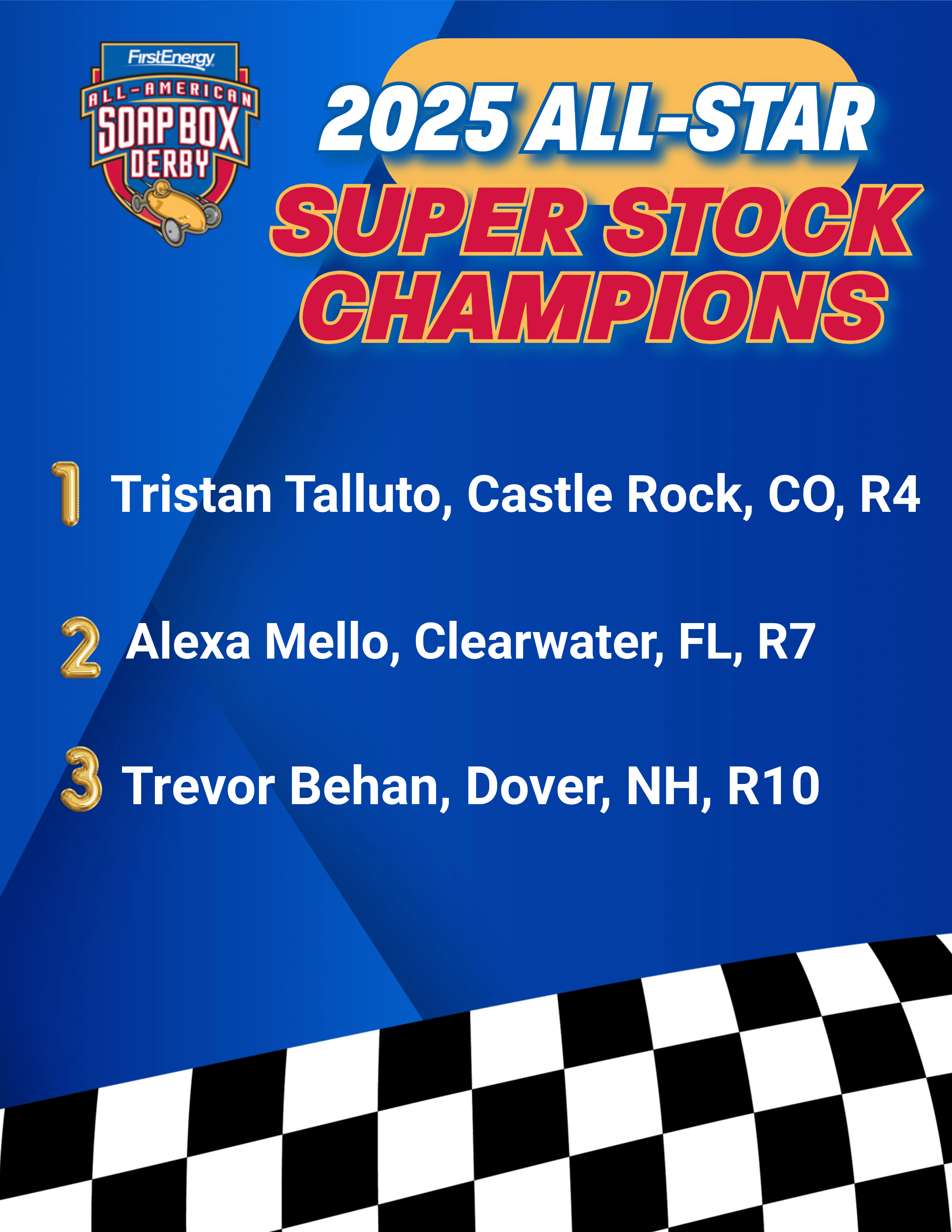 Super Stock 2025 All-Star roster
